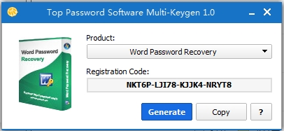 Word密碼破解工具(Word Password Recovery)